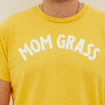 Mom Grass yellow Tee shirt on model