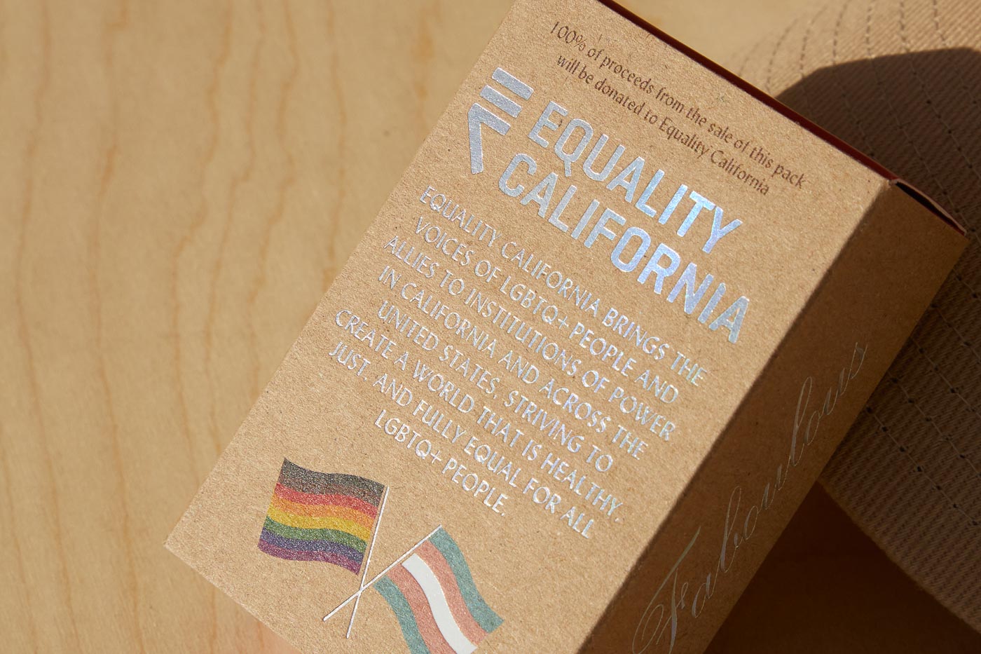 Dad Grass cbd pre rolls pride pack rear view with Equality California logo