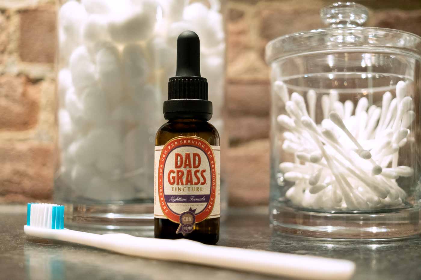 Dad Grass CBN Tincture For Sleep With Bed Routine