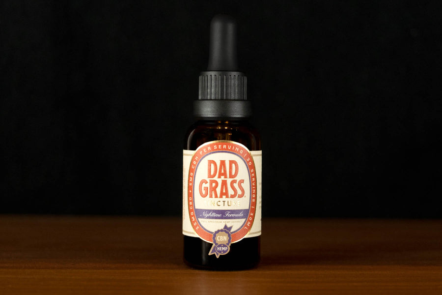 Dad Grass CBN Hemp Tincture Bottle 