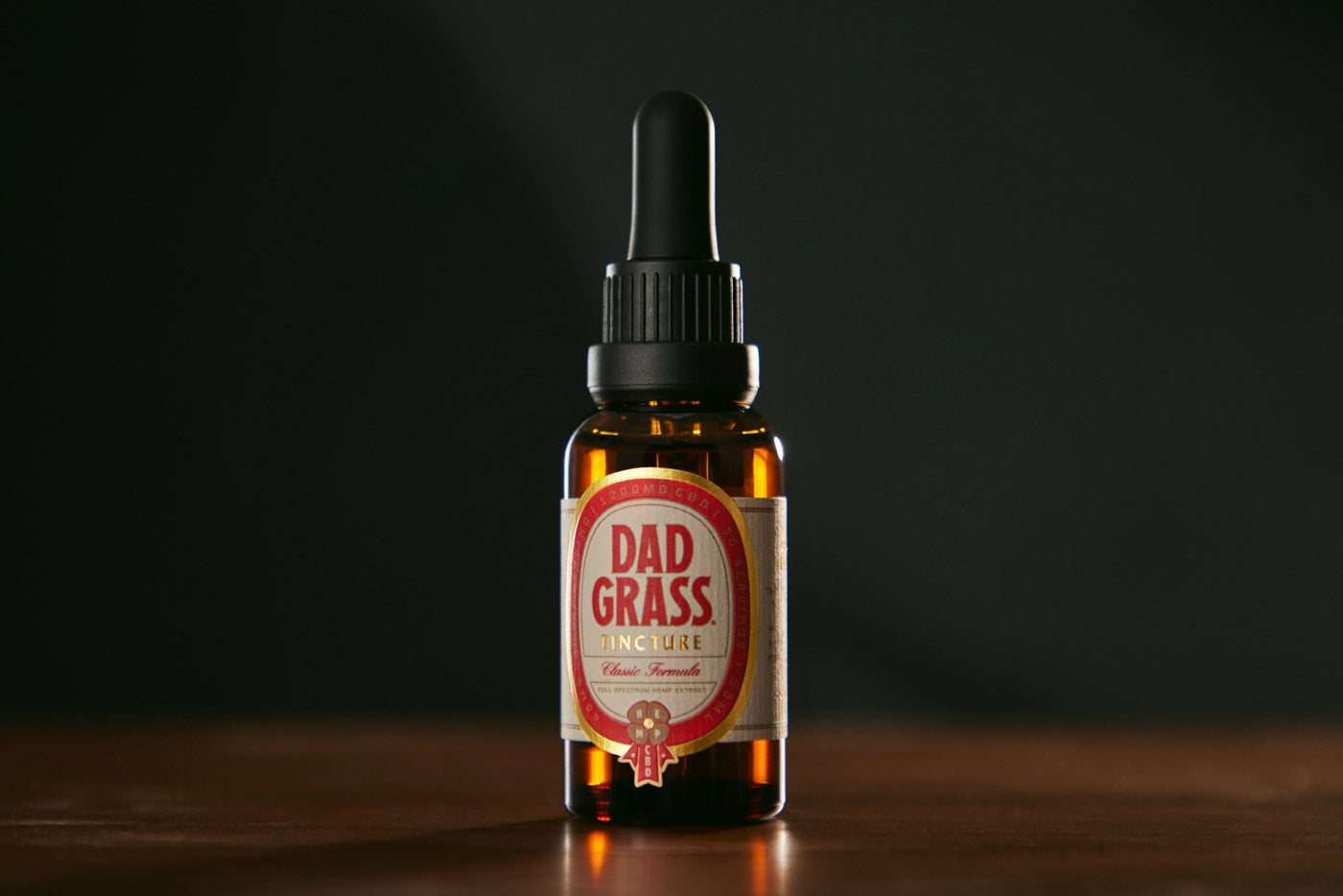 Dad Grass CBD Tincture Classic Formula 30 ML Bottle With 1200 MG Of CBD