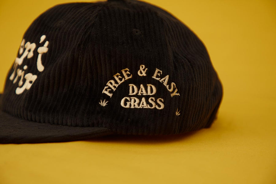 Dad Grass x Free & Easy Corduroy Don’t Trip Hat side view